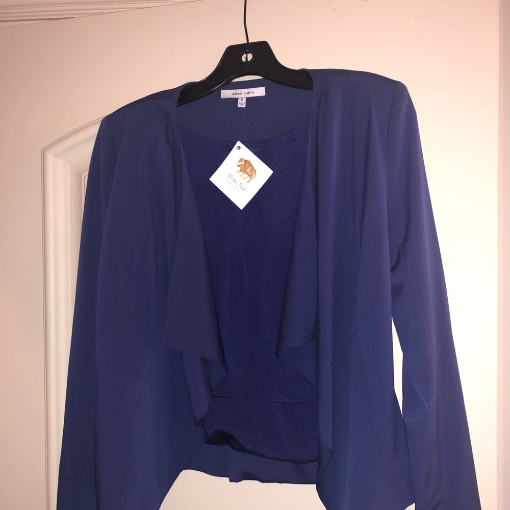 Purple blazer
